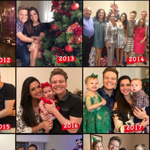 Thais Fersoza fez uma retrospectiva de Natal 