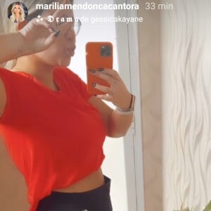 Marília Mendonça comemora mudanças no corpo após emagrecimento