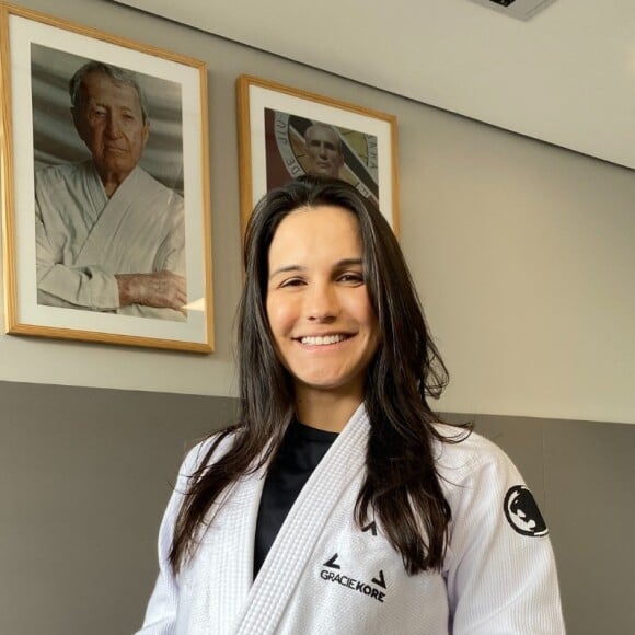 Kyra Gracie vem mantendo a prática de exercícios na 3ª gravidez