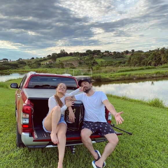 Maiara e Fernando Zor reataram o namoro recentemente