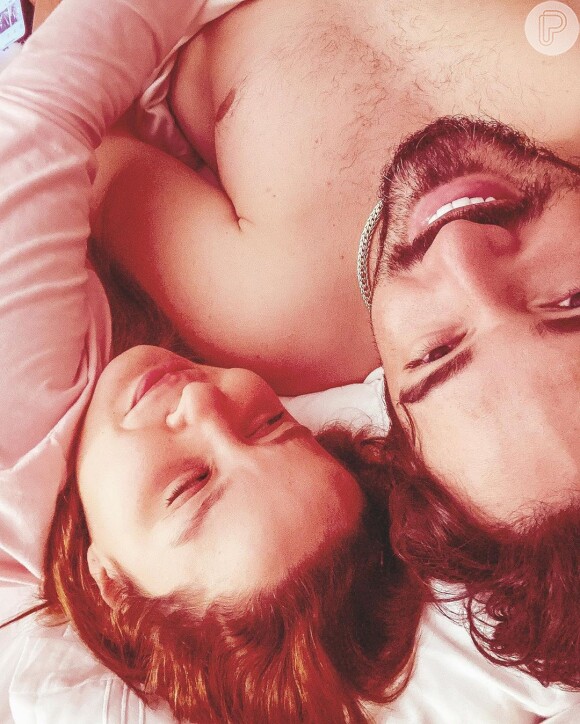 Maiara e Fernando Zor trocaram juras de amor na web