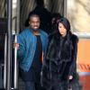 Kim Kardashian e Kanye West visitam o Musée des Arts Decoratifs, em Paris, na França