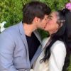 Bruno Guedes beija Jade Seba após casamento no civil