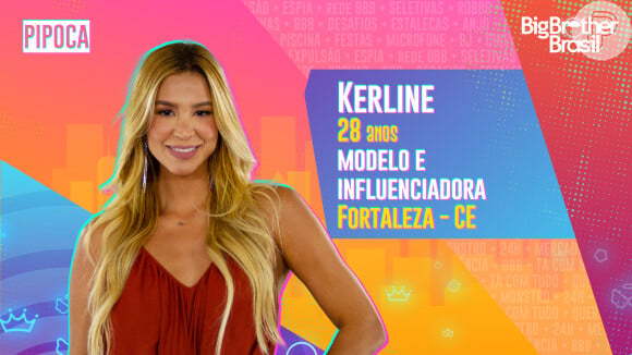 Kerline, do Ceará, é modelo e influenciadora: a jovem de 28 anos foi confirmada no grupo 'Pipoca' do 'BBB21'