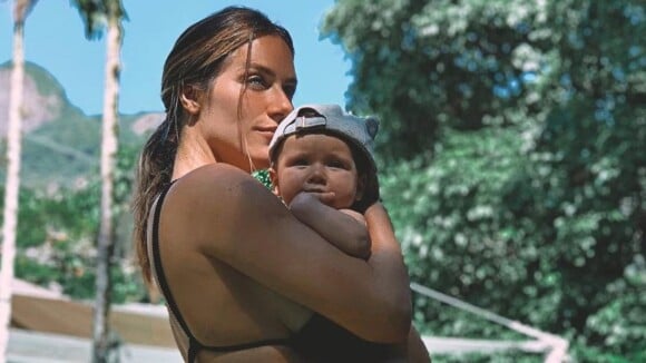 Giovanna Ewbank ganha elogio de famosa em fotos com filho caçula: 'Está ainda mais linda'