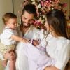 Alok e Romana Novais são pais de um casal: Ravi, de 1 ano e 2 meses, e Raika, de quase 2 meses