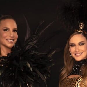 Ivete Sangalo e Claudia Leitte valorizaram seus corpos com looks glam