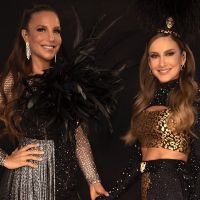 Franjas, brilhos e plumas: os looks de Ivete Sangalo e Claudia Leitte em live de Carnaval