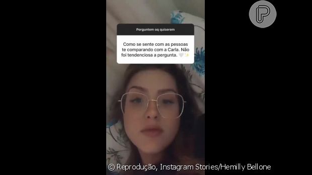 Ex de Arthur, do 'BBB 21', comenta semelhança com Carla Diaz