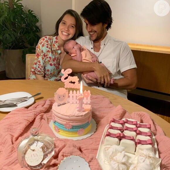 Filha de Nathalia Dill e Pedro Curvello, Eva ganha festas intimistas de mesversário a cada 30 dias