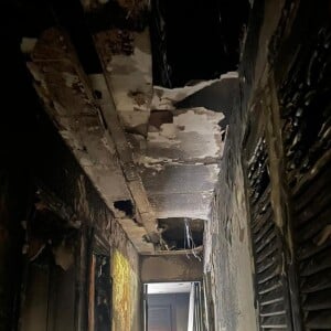 Paolla Oliveira mostra fotos de incêndio em casa