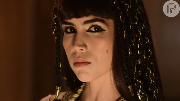Novela 'Gênesis': Khen (Pérola Faria), uma das mulheres do faró, acompanha o julgamento do pai de Agar (Hylka Maria) e decide seu destino a partir do capítulo de segunda-feira, 29 de março de 2021