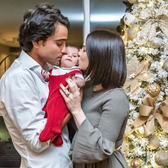 Sthefany Brito contou que o filho, Antonio Enrico, já não cabe em várias roupinhas