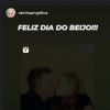 Angélica compartilhou vídeo beijando o marido, Luciano Huck