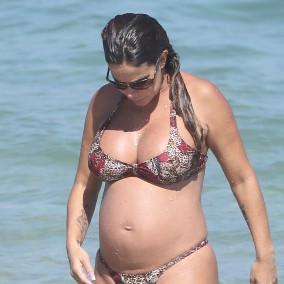 Robertha Portella está grávida da primeira filha, Sofia