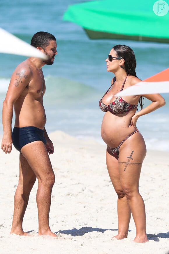 Robertha Portella está casada com Bruno Coimbra, filho de Zico, ex-jogador do Flamengo
