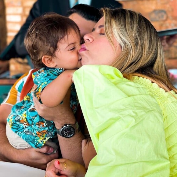 Marília Mendonça e Murilo Huff são pais de Léo