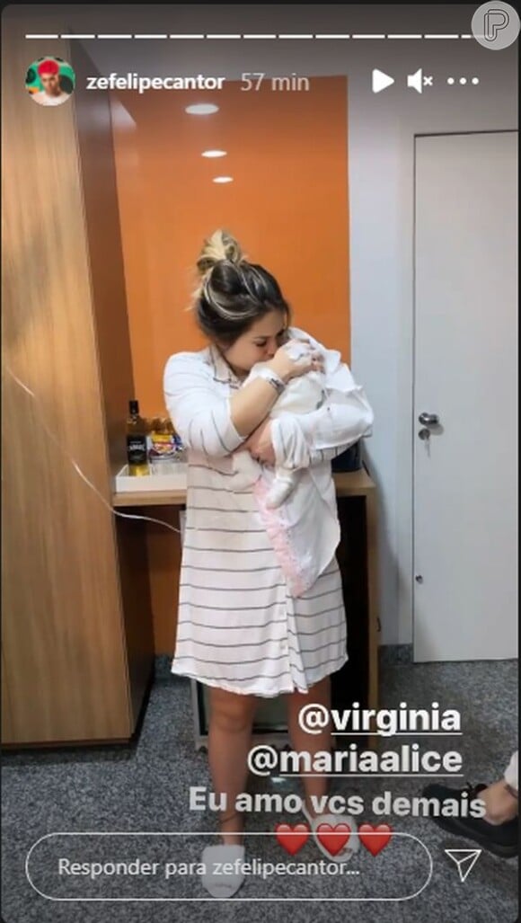 Virgínia Fonseca deu à luz Maria Alice neste domingo, 30 de maio de 2021