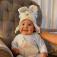 Gabi Brandt exibe foto fofa nos 4 meses do filho, Henri, e encanta a web