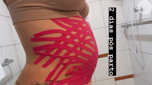 Virgínia Fonseca mostra barriga 2 dias após parto e nota melhora