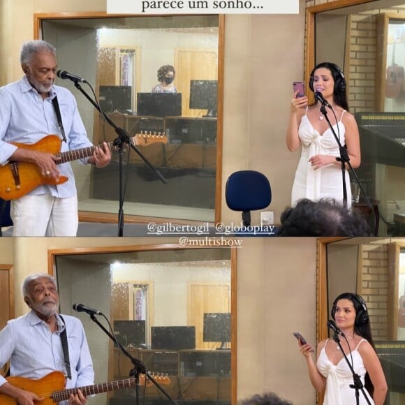 Encontro de Juliette e Gilberto Gil empolga Marina Ruy Barbosa e mais famosos