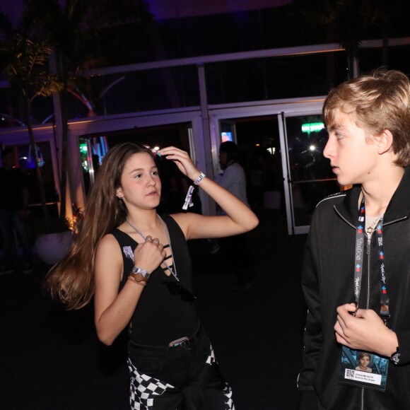 Namorada de Joaquim Huck o acompanhou no Rock in Rio