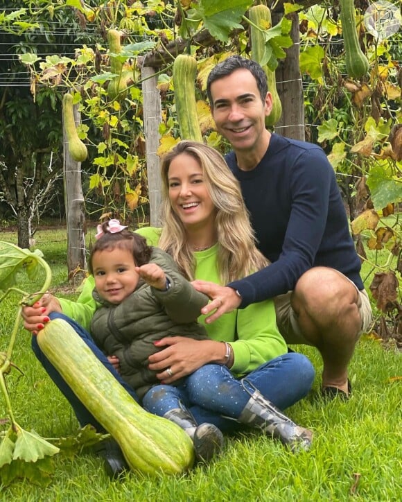 Ticiane Pinheiro e Cesar Tralli são pais de Manuella, que completa 2 anos em julho de 2021