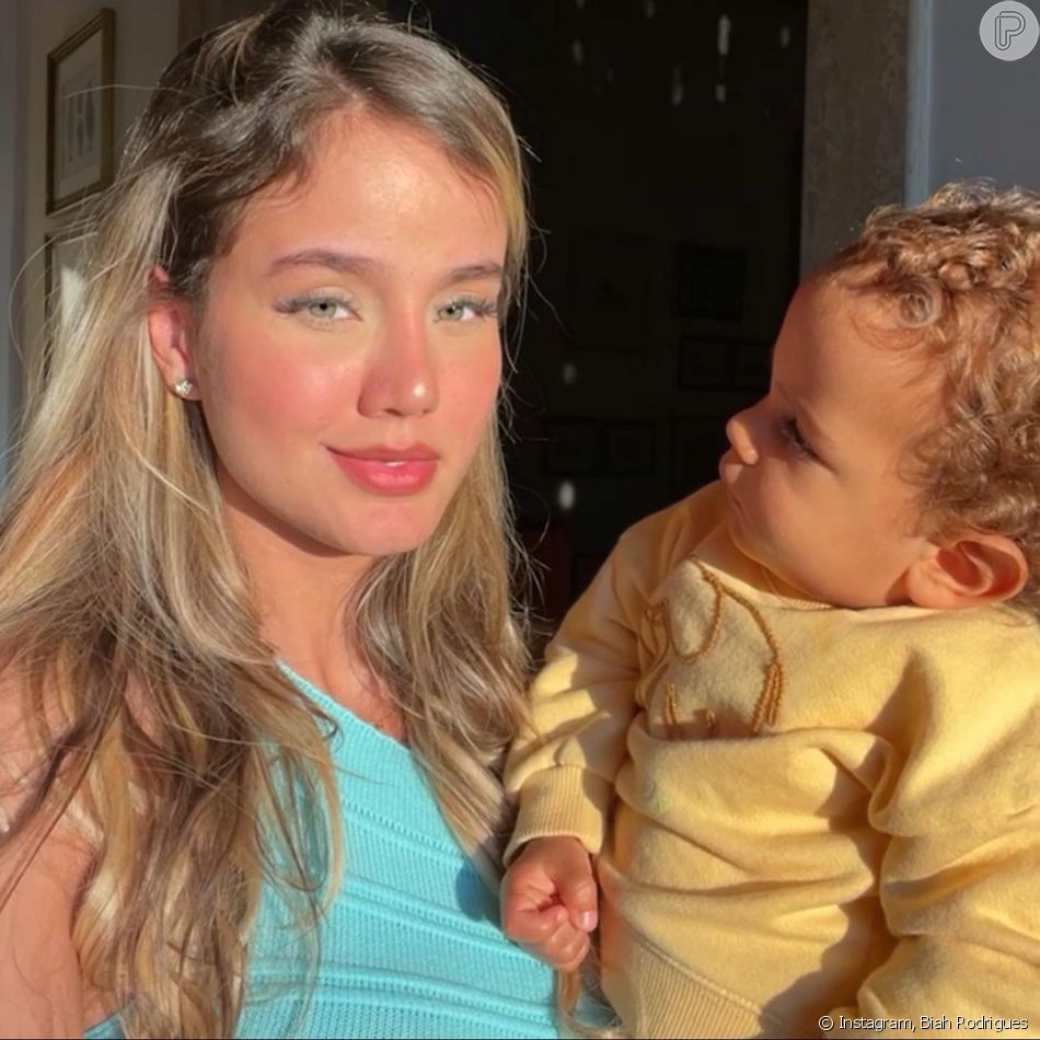Biah Rodrigues é mãe de Theo, de 1 ano