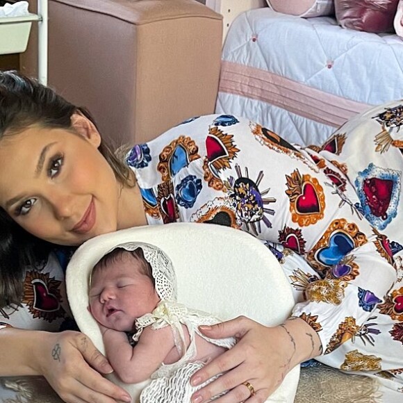 Virginia sempre compartilha fotos da pequena nas redes sociais