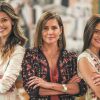 Na última semana da novela 'Salve-se Quem Puder', Kyra (Vitória Strada), Alexia (Deborah Secco) e Luna (Juliana Paiva) decidem com quem vão ficar