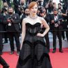 Jessica Chastain poderosa no red carpet do Festival de Cannes