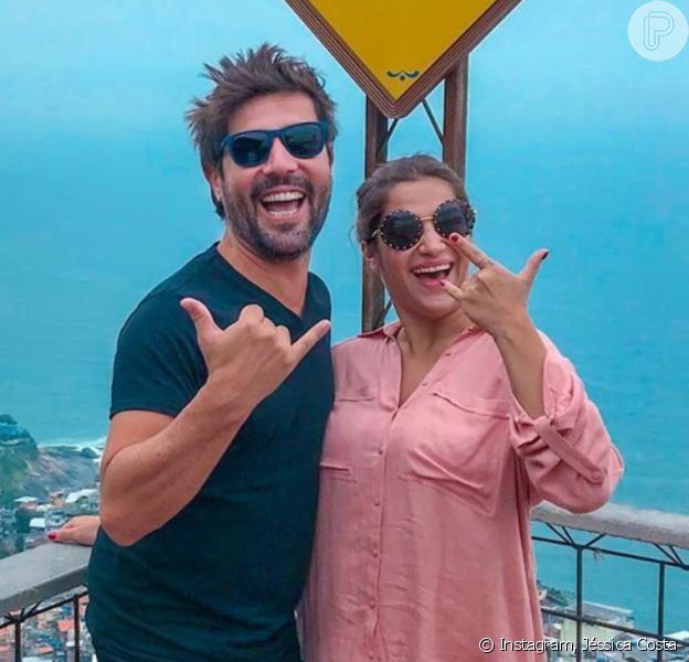Jéssica Costa afastou reconciliação com o ex-marido, Sandro Pedroso, pai de seu filho, Noah, de 5 anos: 'Somos apenas amigos'