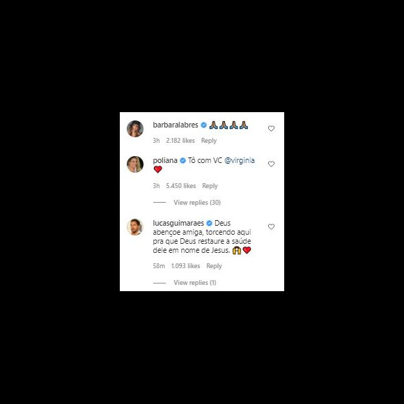 Virgínia Fonseca é apoiada por Zé Felipe, Sabrina Sato e mais celebs após intubação do pai