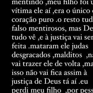 A mãe de MC Kevin, Valquíria Nascimento, escreveu uma sequência de Stories em sua rede social após a reportagem do 'Domingo Espetacular' ir ao ar