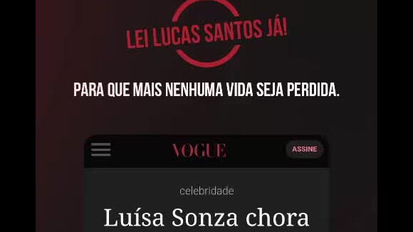 Walkyria lembra casos de artistas que foram vítimas de mensagens de ódio e pede: 'Lei Lucas Santos já'