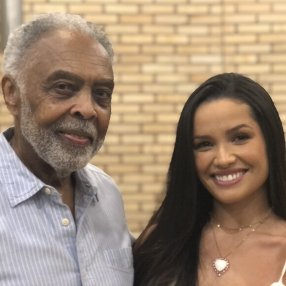 Juliette estreou como cantora em uma live com Gilberto Gil