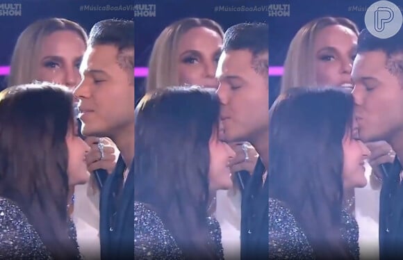 Beijo de Gabi Martins e Tierry em reencontro na TV ganha torcida de Ivete Sangalo