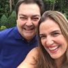 Fausto Silva e Luciana Cardoso: mulher do artista diz que ele já está em casa após procedimento