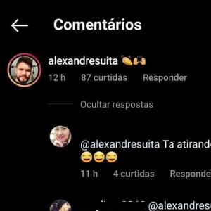 Gabi Martins recebe comentário de Alexandre Suita em foto do Instagram e fãs shipam