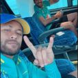 Neymar mostrou que havia retornado à São Paulo