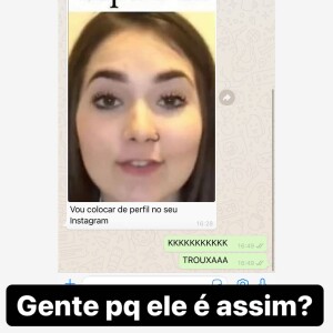 Virgínia Fonseca se diverte ao ver foto sua antes da fama mostrada por Zé Felipe