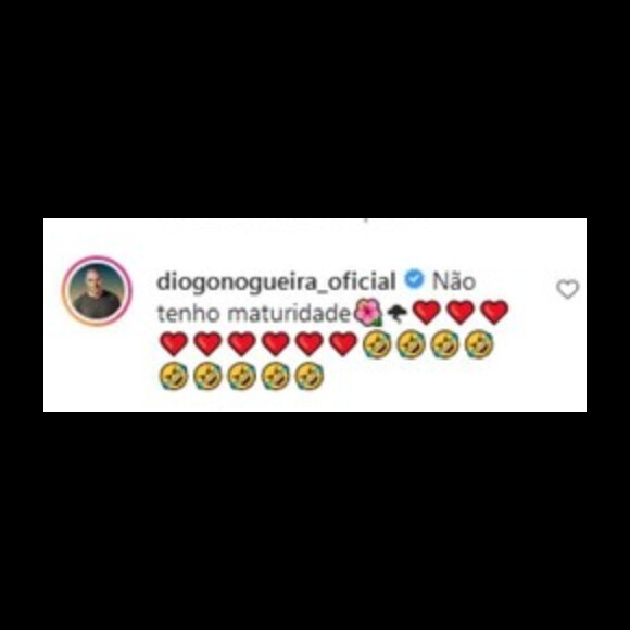 Paolla Oliveira ganhou comentário de Diogo Nogueira em foto