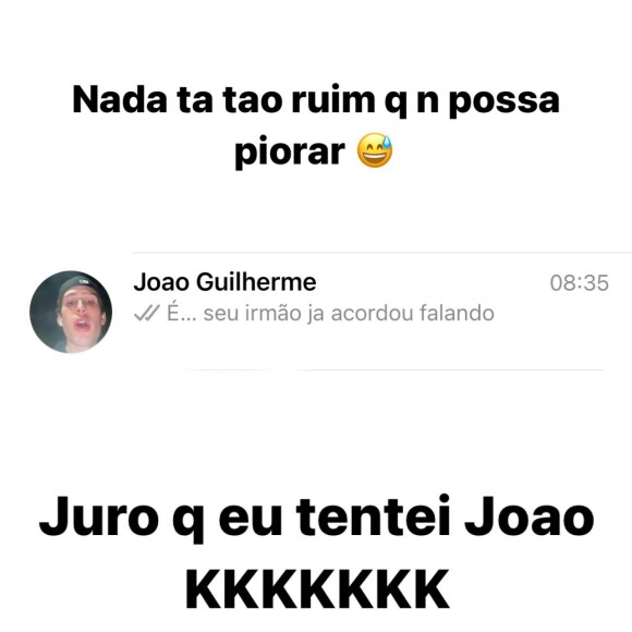 Virgínia Fonseca mandou mensagem para João Guilherme assim que Zé Felipe revelou a verdade sobre o caso de Jade Picon com Neymar