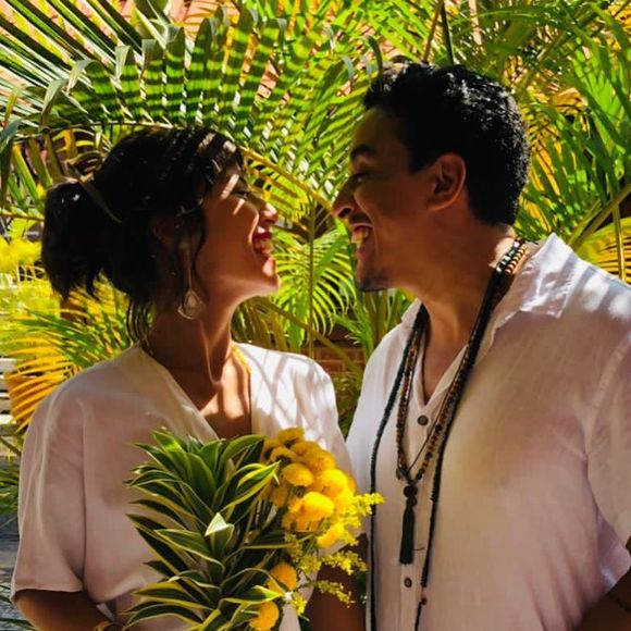 Andréia Horta e Marco Gonçalves revelaram estar casados em setembro de 2019
