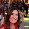 Fátima Bernardes comemorou o primeiro 'Encontro' com plateia após um ano