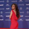 Eva Longoria vestiu vermelho no Laureus World Sports Awards 2013 