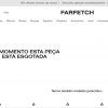 O modelo de tênis usado por Andressa Suita não está mais disponível para vendas no site Farfetch