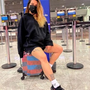 Cleo e o marido, Leandro D'lucca, passaram primeiro por Fernando de Noronha