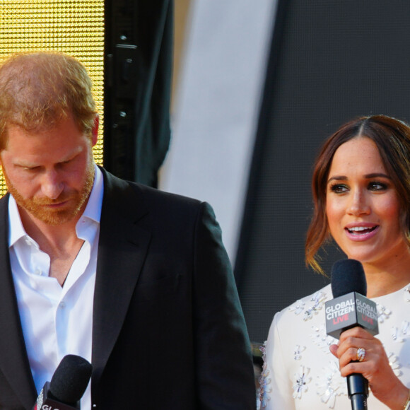 Meghan Markle e Príncipe Harry discursaram em evento na cidade de Nova York