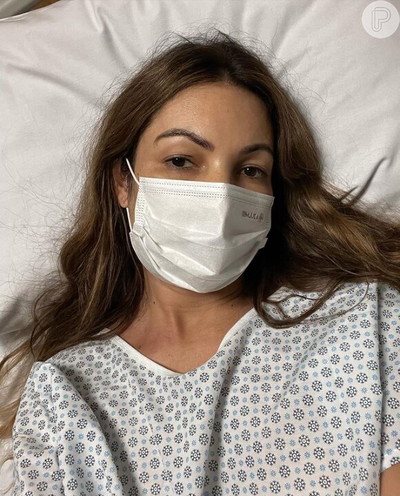 Patrícia Poeta sofreu cirurgia de emergência no início do mês e se recupera até hoje após internação para operar as amígdalas